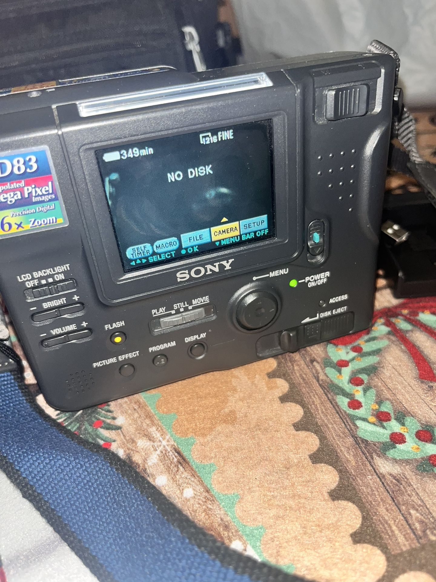 1999 Sony digital mavica Mvc fd83 camera.