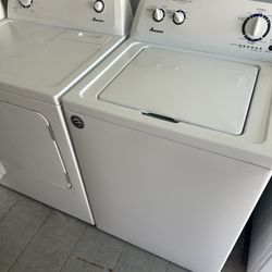 Amana top load washer and dryer electric