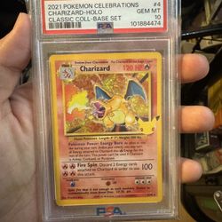 2021 PSA 10 Charizard Classic Collection 