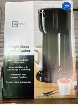 Single serve coffee maker
