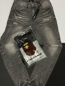 Skinny jeans X bape shirt bundle π²