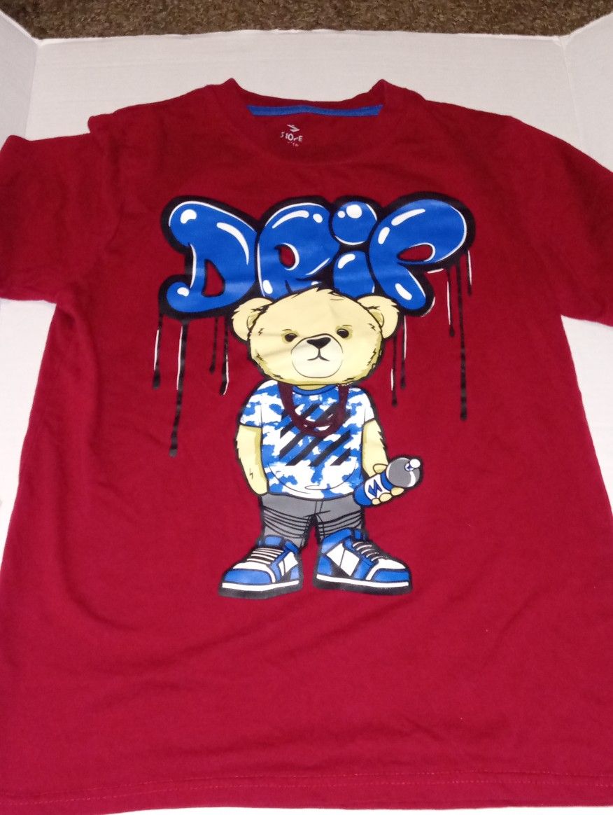 3 Graffic Tshirts Boy's L-Xl Short Sleeve Shirts 