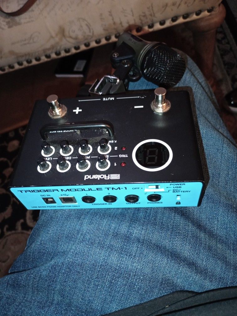 Roland Trigger Module Tm-1 And SNARE Microphone