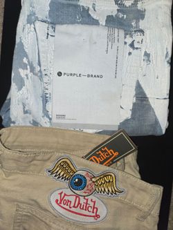 Von Dutch and Purple jeans
