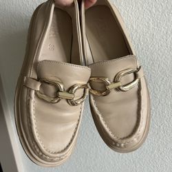 Loafers Zara Beige Size 36
