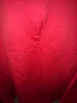 DKNY Red Hoodie Sweatshirt