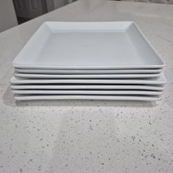 7 Large Heavy Duty Restaurant Serving Plates 