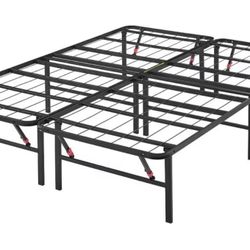 Black Metal Full Size Bed Frame 