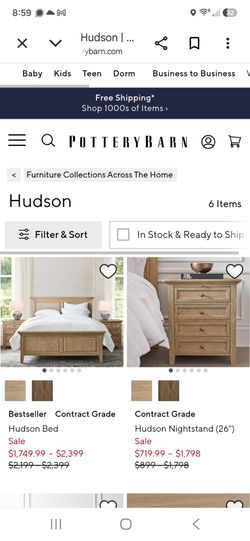 Pottery Barn Bedroom Set