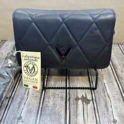 Valentino Orlandi Quilted Crossbody | Vegan Leather