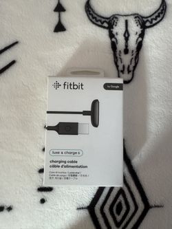 Genuine Fitbit Charging Cable for Fitbit Luxe and Charge 5 Smart Watches Black