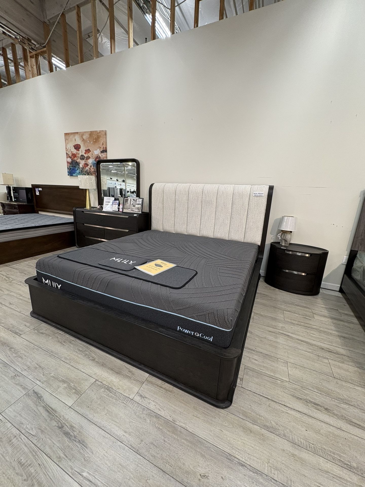 EK BLACK 4PC BEDROOM SET | Display Sale |