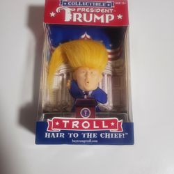 Collectable President Trump Troll Doll Hair To The Chief 