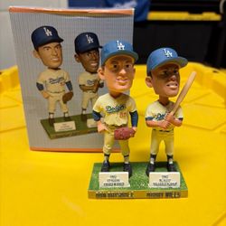 Don Drysdale/ Maury Wills Bobble