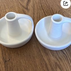 IKEA Candle Holders White New With Tag 