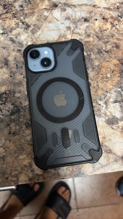 Apple iPhone 14 in Black Rugged MagSafe Case