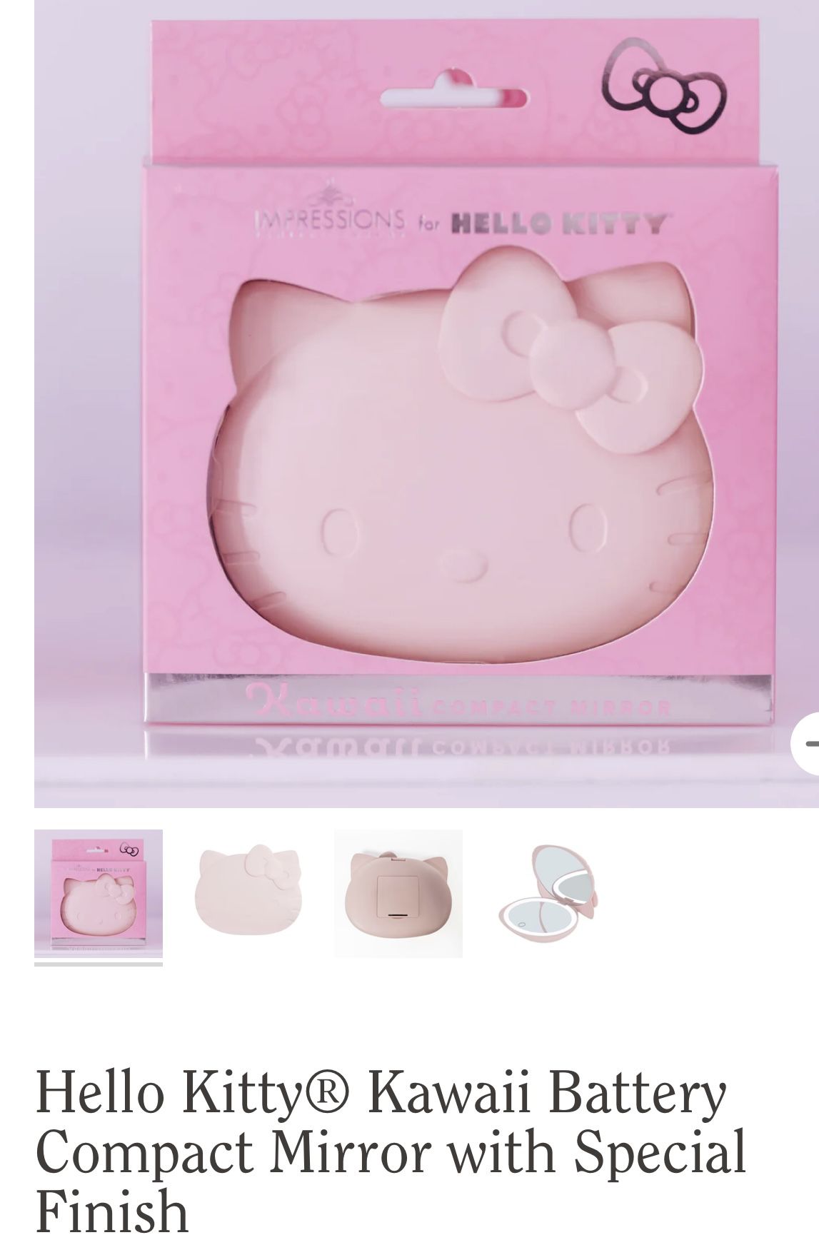 Hello Kitty Pink Matte Led Mirror * Firm Price*