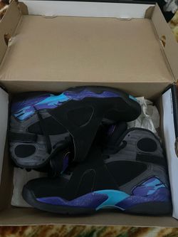 Jordan 8 aquas size 9