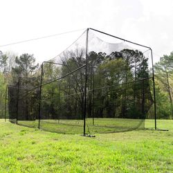 40-foot Batting Cage-collapsible frame and for a backyard