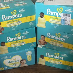 Pampers size 1 2 3
