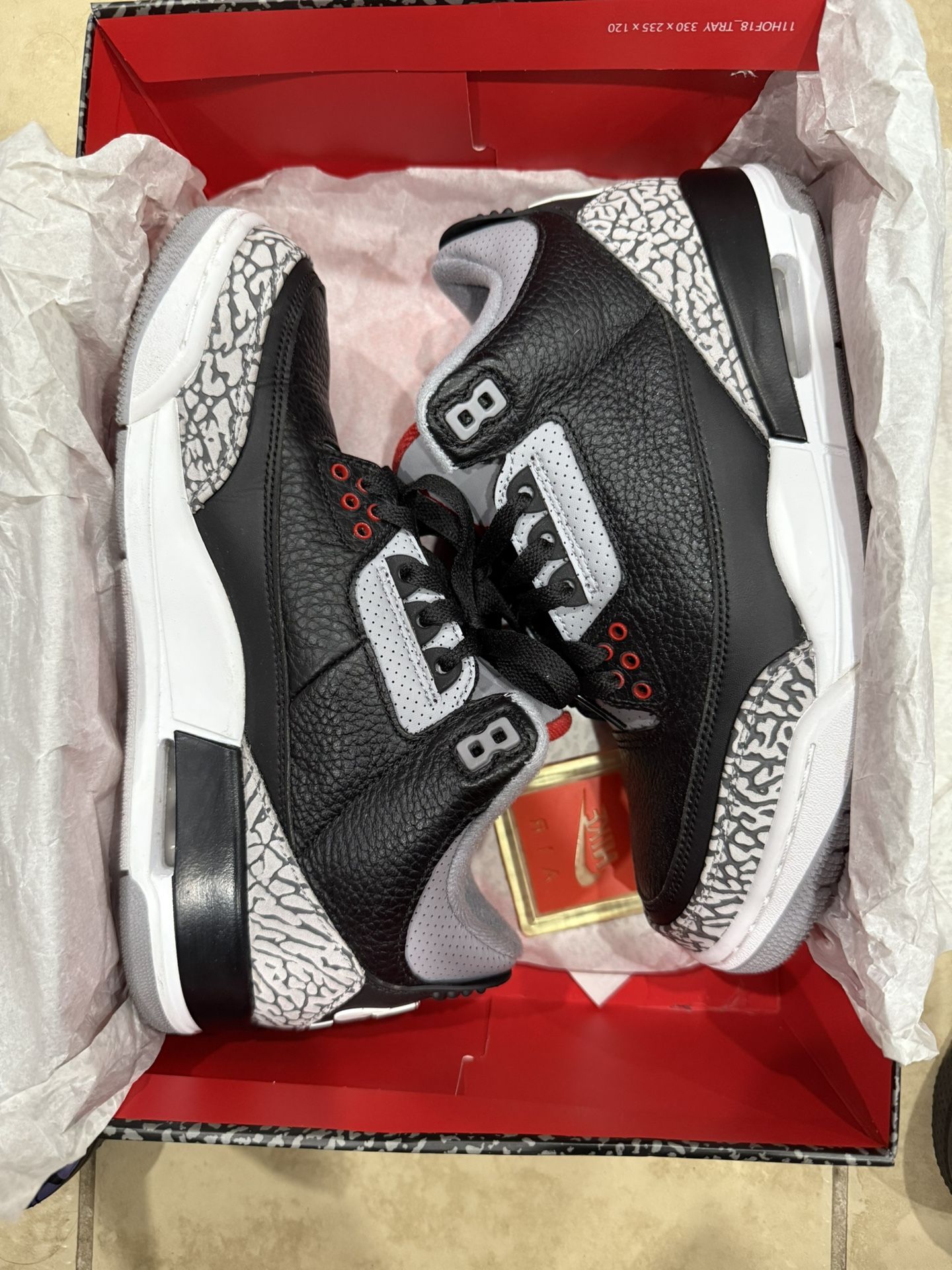 2018 Black Cement 3s