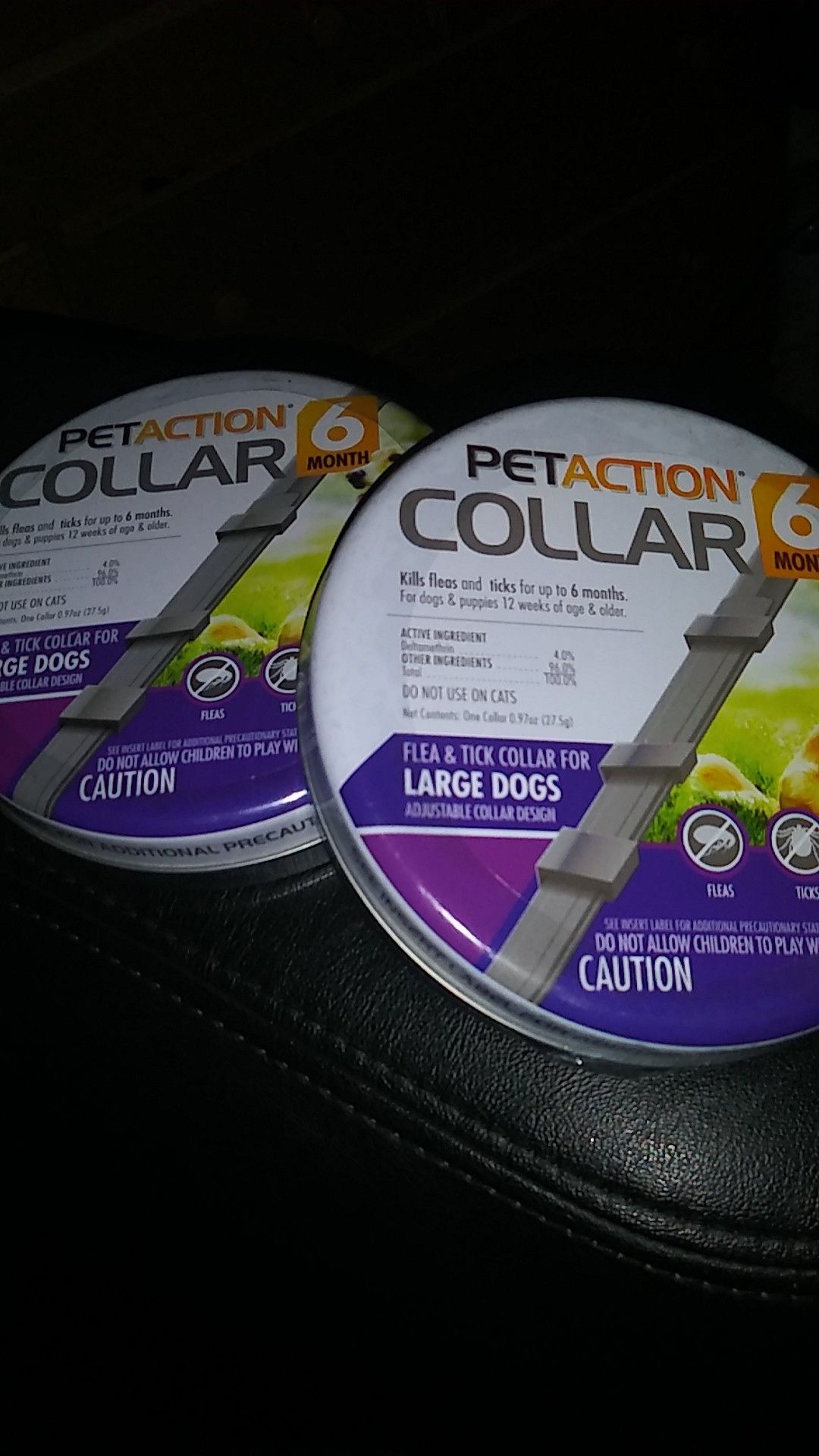 Flea and tick collars