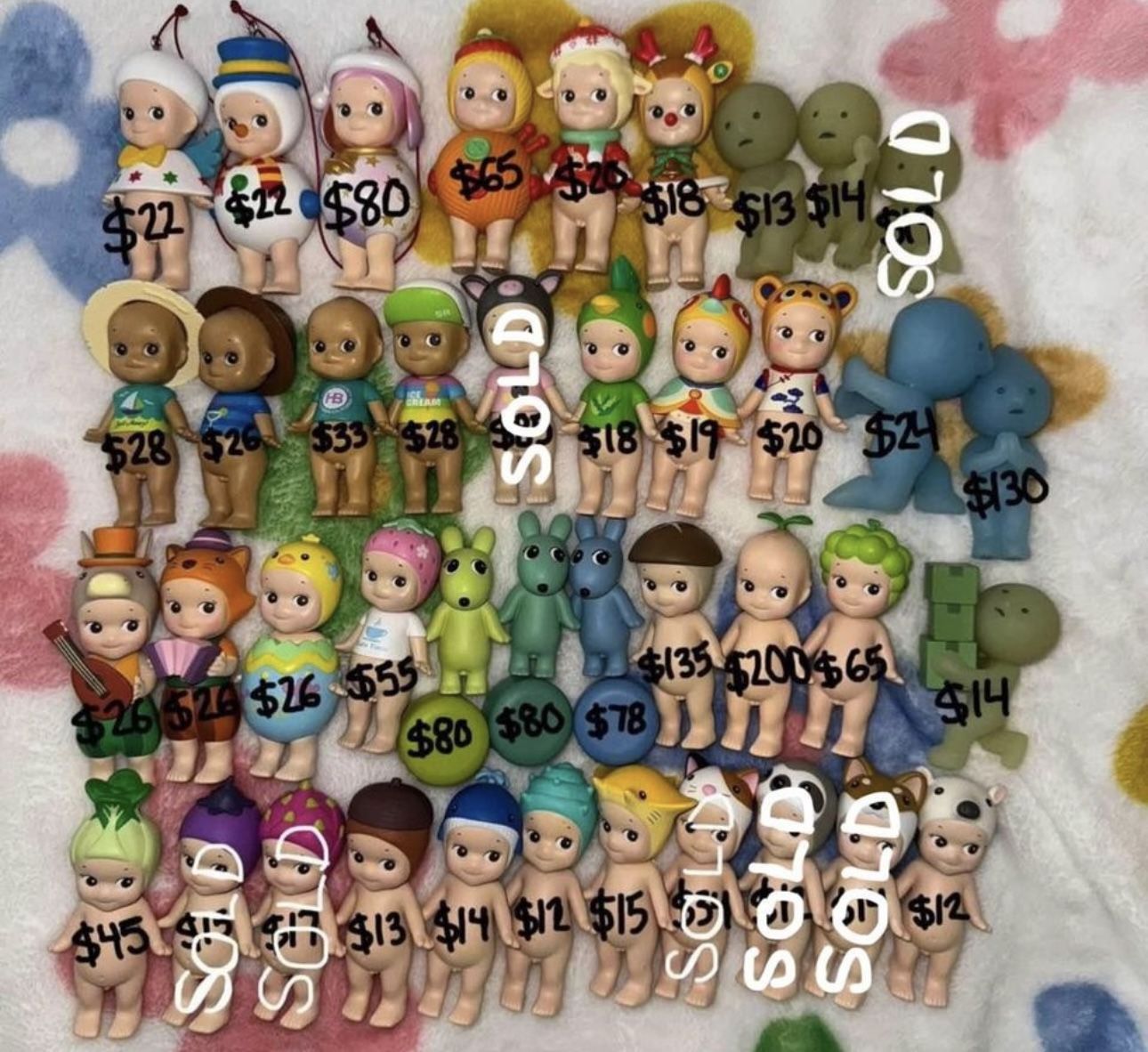 sonny angels and smiskis for sale!! 
