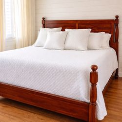 Solid Cherry King Bed