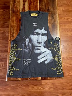 Darc Sport/Bruce Lee Collab Gray Wash Tommy Muscle Tank. Size X-Large