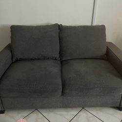 Grey Love Seats Couch 