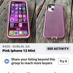 Pink IPhone 13 Mini. 
