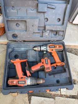 Ridgid drill set