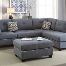 Sectional Sofa + Ottoman
