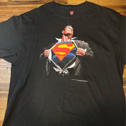 DC Comics × Hanes × Vintage Vintage 1998 Superman by Graphitti T-Shirt Size XL