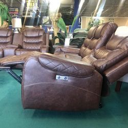 Reclining Living Room Set Reclining Sofa and Loveseat Putnam 