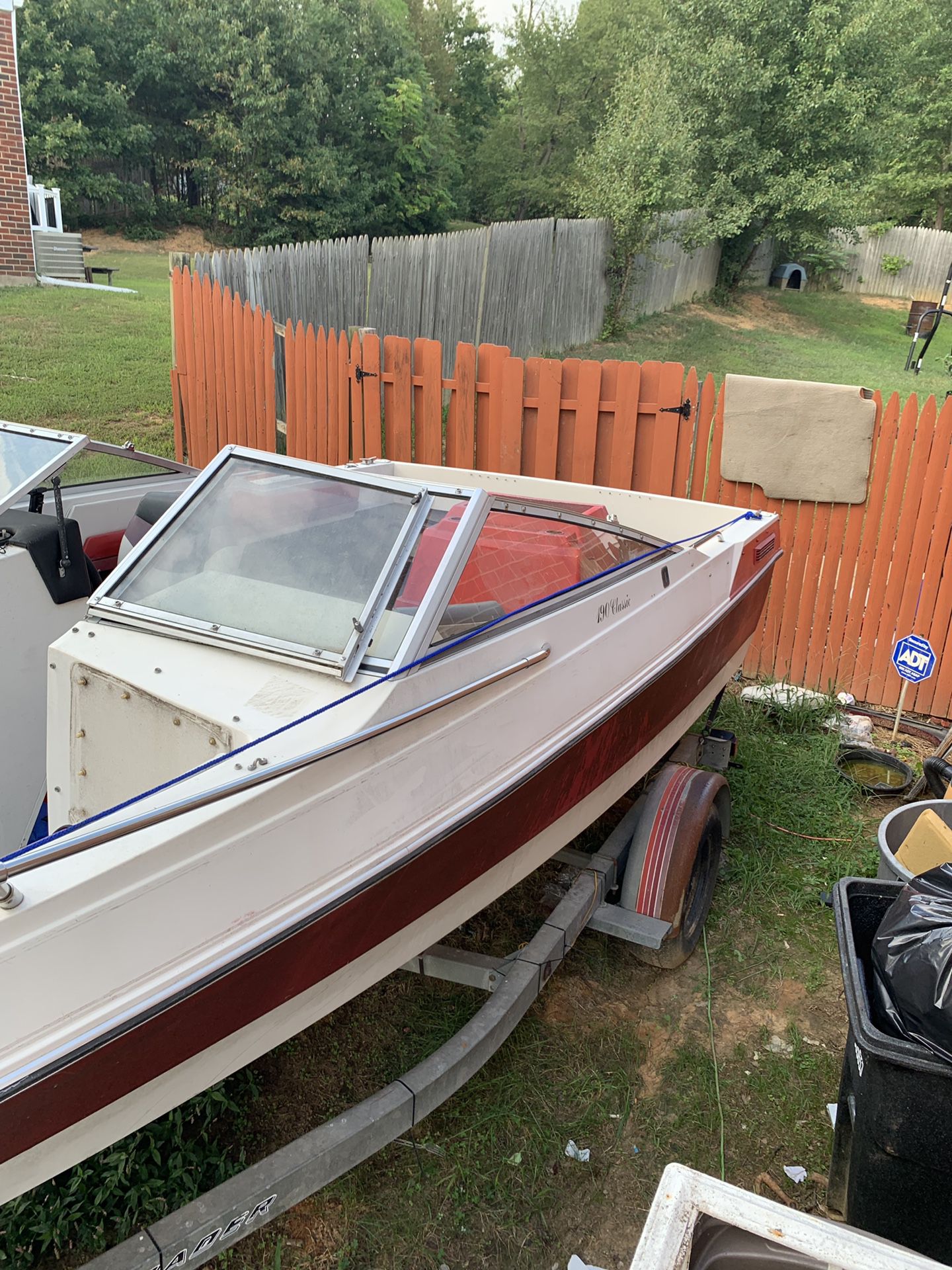 Used boat. Sale as is. Boat does run/ did run the last time I ran it.