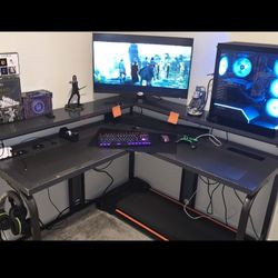 CYBERPOWER W L shaped Desk