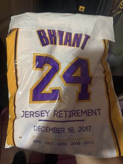 Kobe Bryant Ceremonial Retirement Jersey Rare!!
