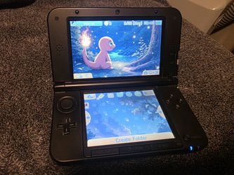 Nintendo 3ds XL Red Custom Video Game Console Mod-bbed