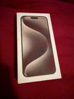 iPhone 15 Pro Max, empty box, ultra titanium, 256 GB
