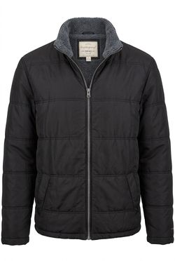Weatherproof Vintage Puffer Jacket Sherpa Lined Black XL