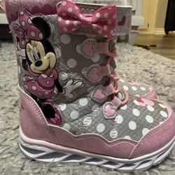 Toddler Minnie Snow Boots - 8C