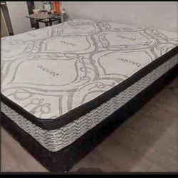 Queen/King Size Mattress With Box Spring Available 