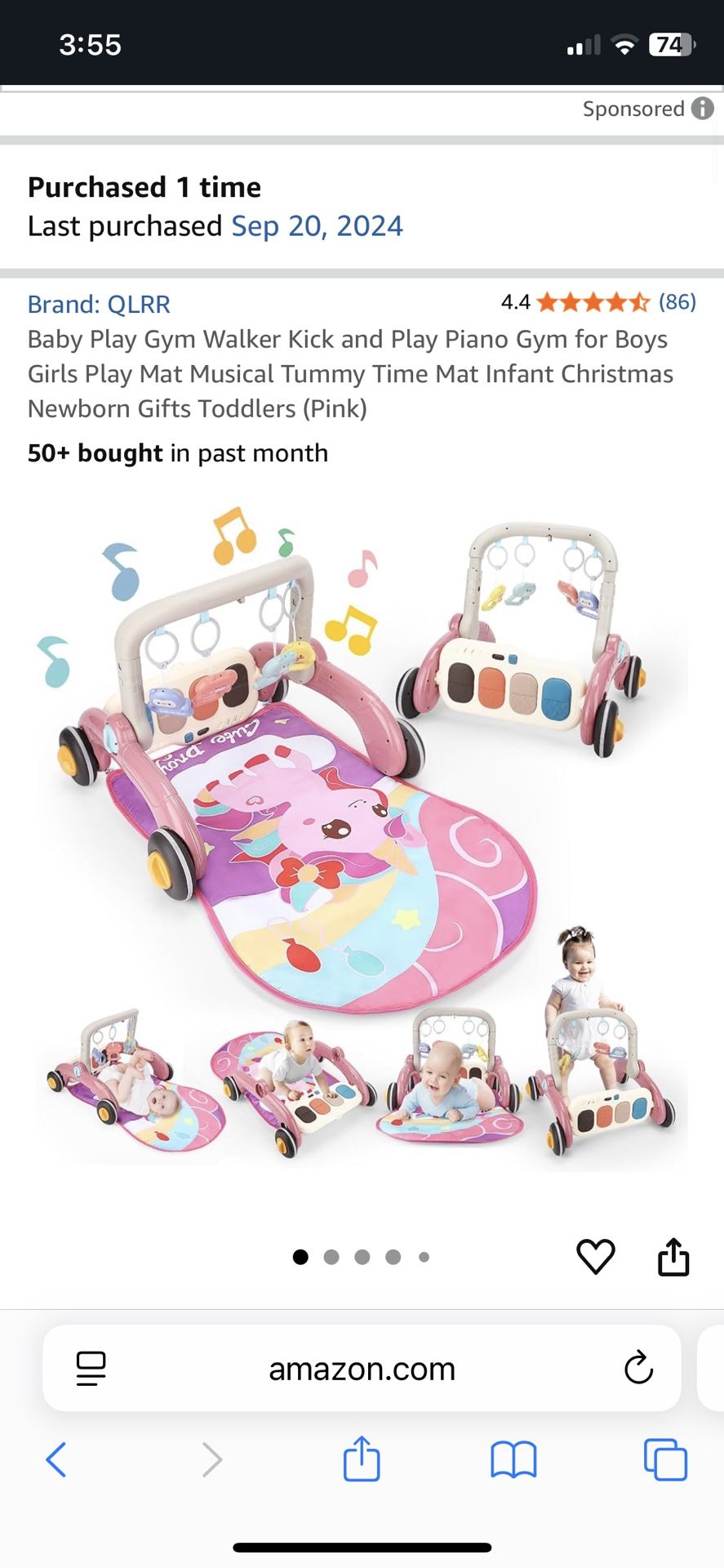 Baby Mat/ Baby Toy