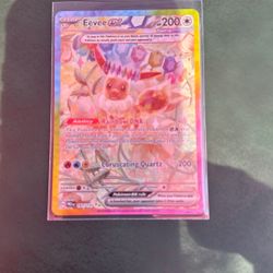 Prismatic Evolutions Eevee Ex Sir 