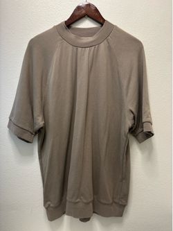 Fear of God Taupe Short-Sleeve Crewneck Medium