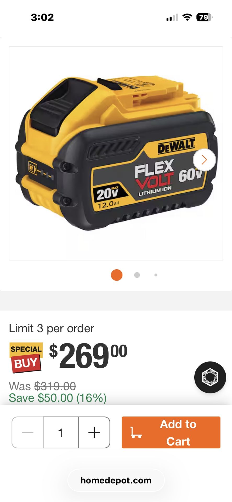 Dewalt 1000w 3 Power Supply Inverter Plus Dewalt 60v Flex power 9.0Ah Battery