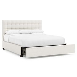 Avery Espresso King Storage Panel Bed (54.50" H)
