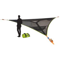 New! Premium Tentsile Trillium Giant Hammock, 3 Adult Capacity, Anti-Roll, Central Hatch - complete