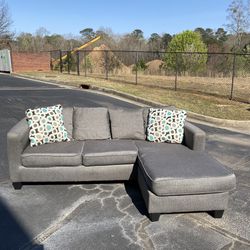 Grey Sectional With Free Delivery 